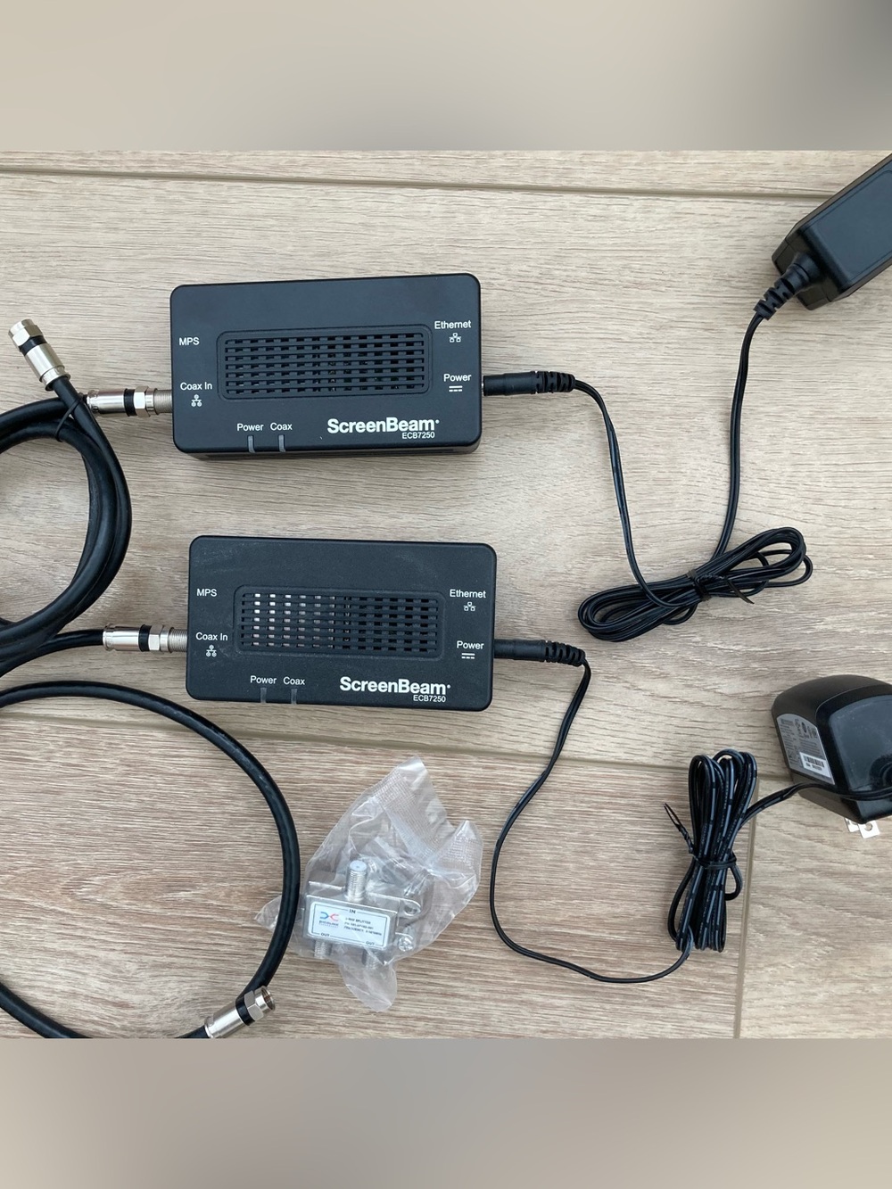 ScreenBeam ECB7250 Ethernet Over Coax Adapters for Enhanced Network Performance